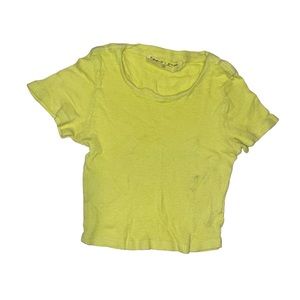 EMMA & SAM Baby Tee, Bright Yellow size S